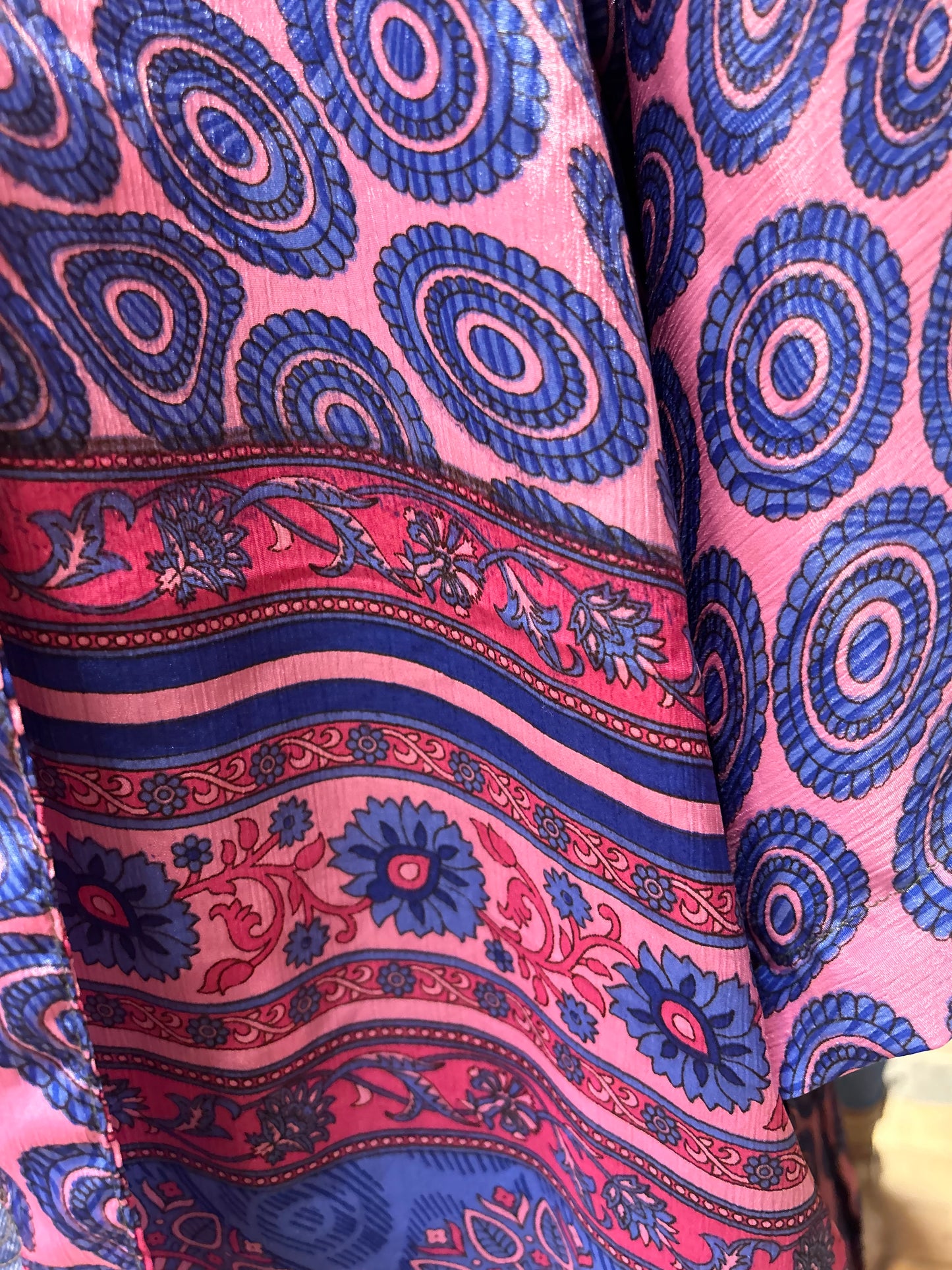 Kali One of a Kind Recycled Sari Silk Kimono