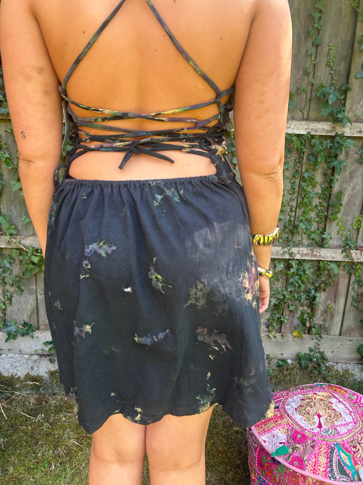 Faith Organic Cotton hand tie-dyed mini dress