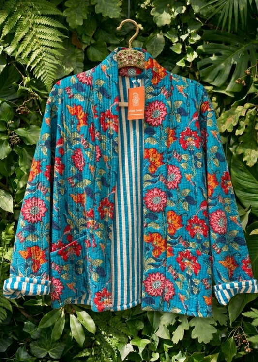Kantha quilted Jacket size 8-12