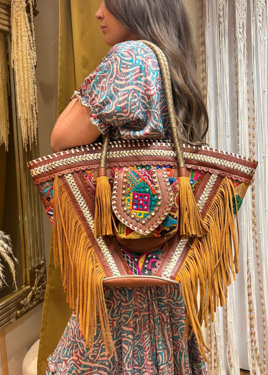 Handcrafted Chapette Shoulder Bag - One of a Kind