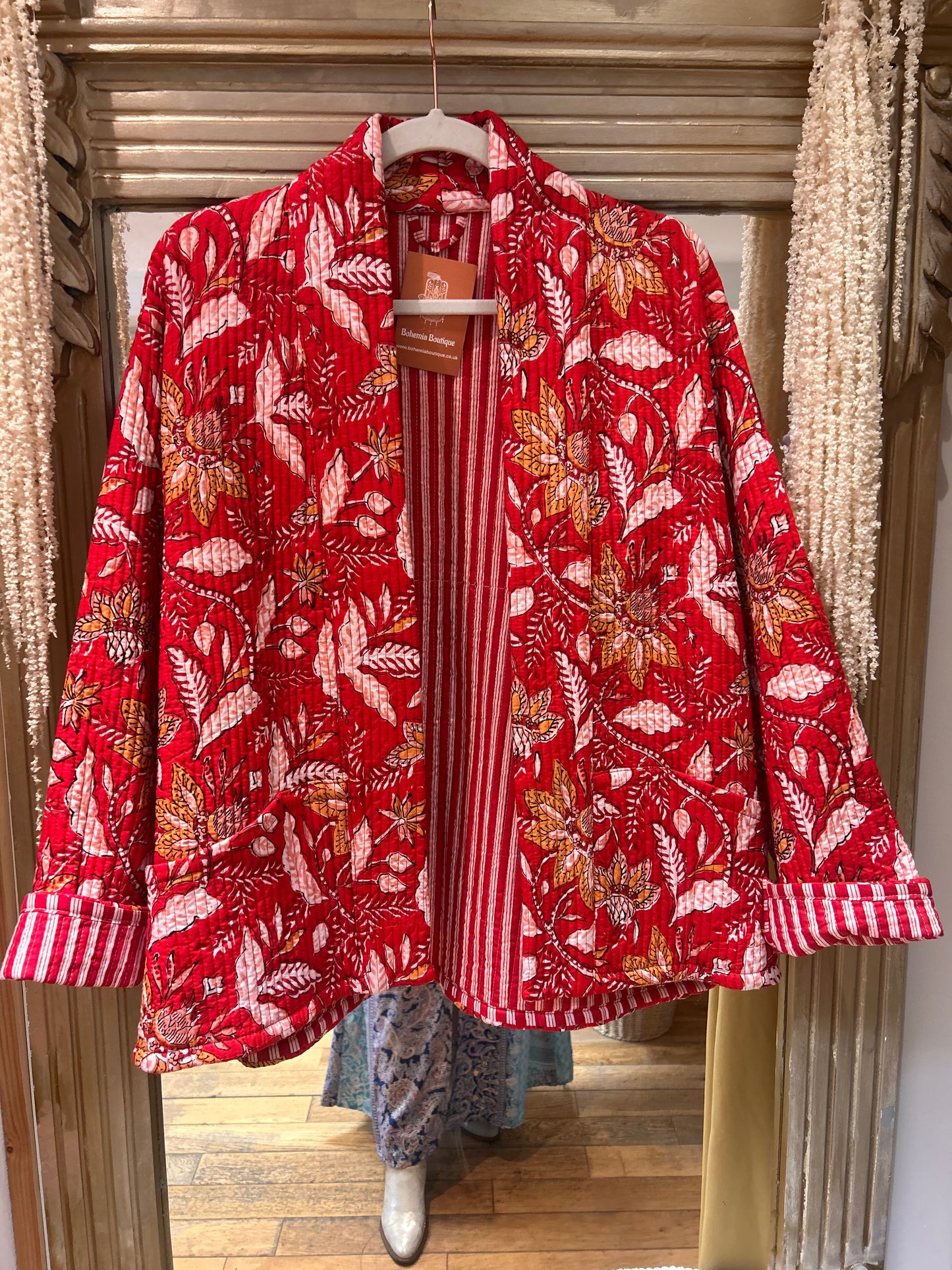 Kantha quilted Jacket size 10-14