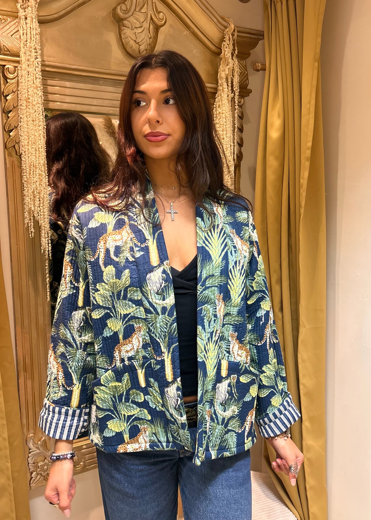 Kantha quilted Jacket size 8-12