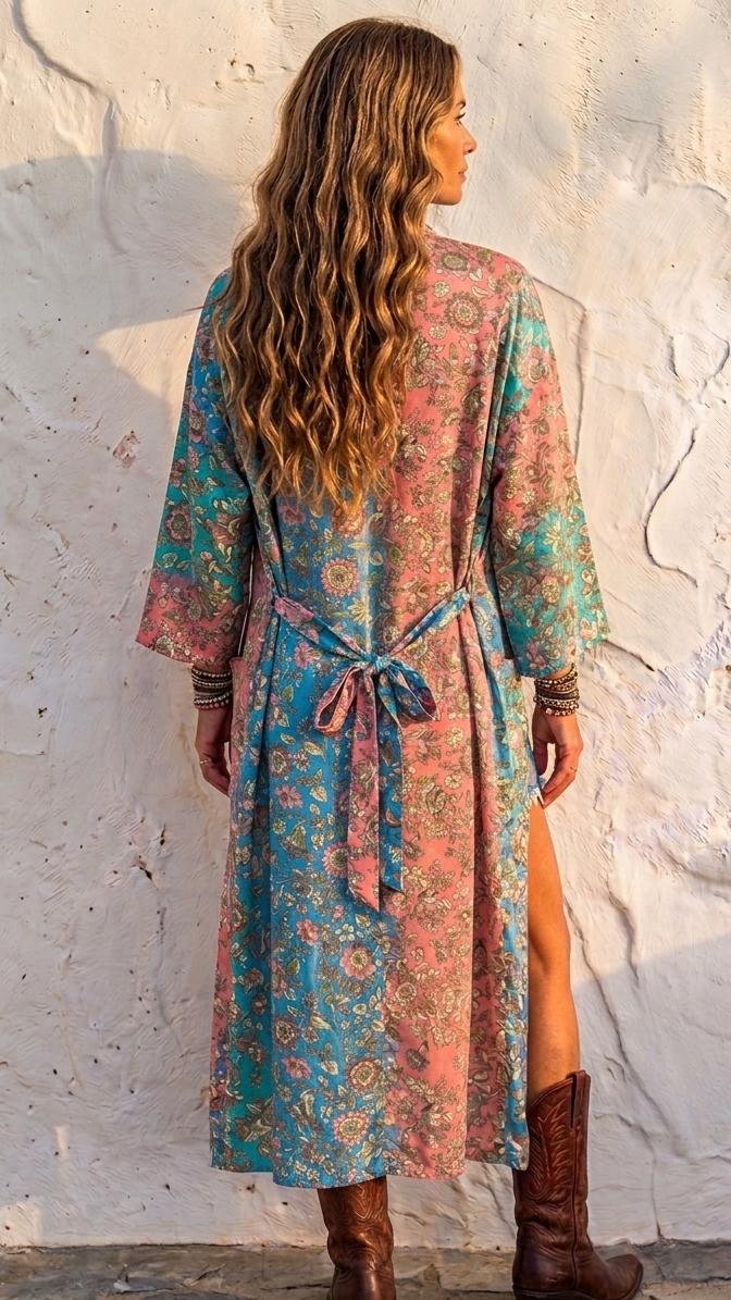Nirvana Sateen Kimono.