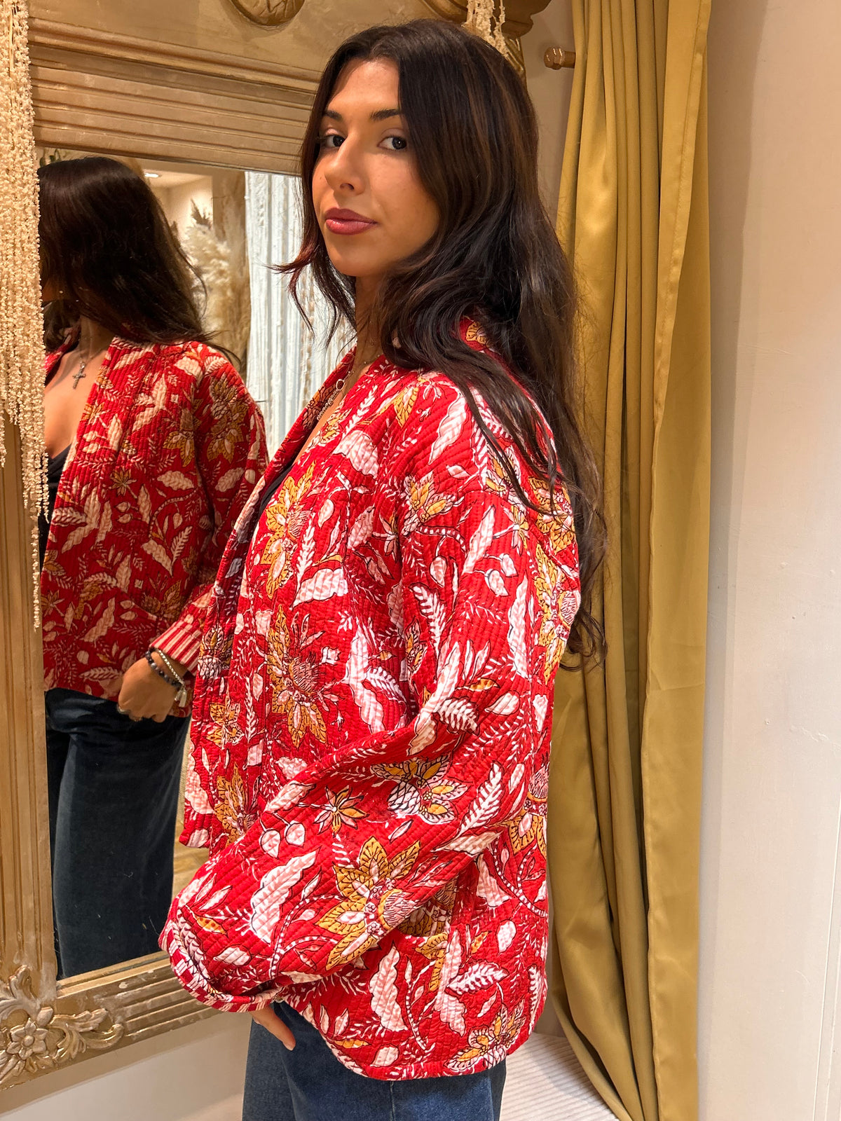 Kantha quilted Jacket size 8-12