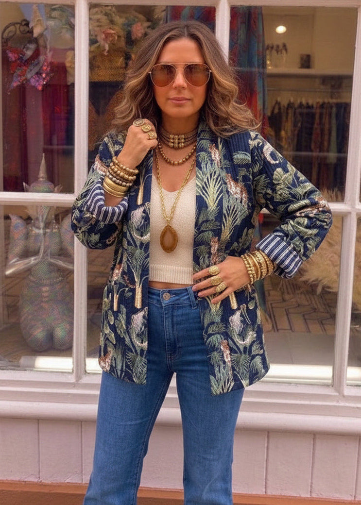 Kantha quilted Jacket size 10-14