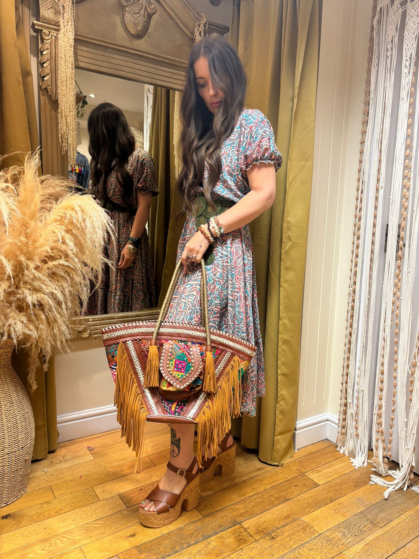 Handcrafted Chapette Shoulder Bag - One of a Kind