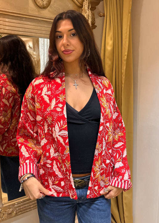 Kantha quilted Jacket size 8-12
