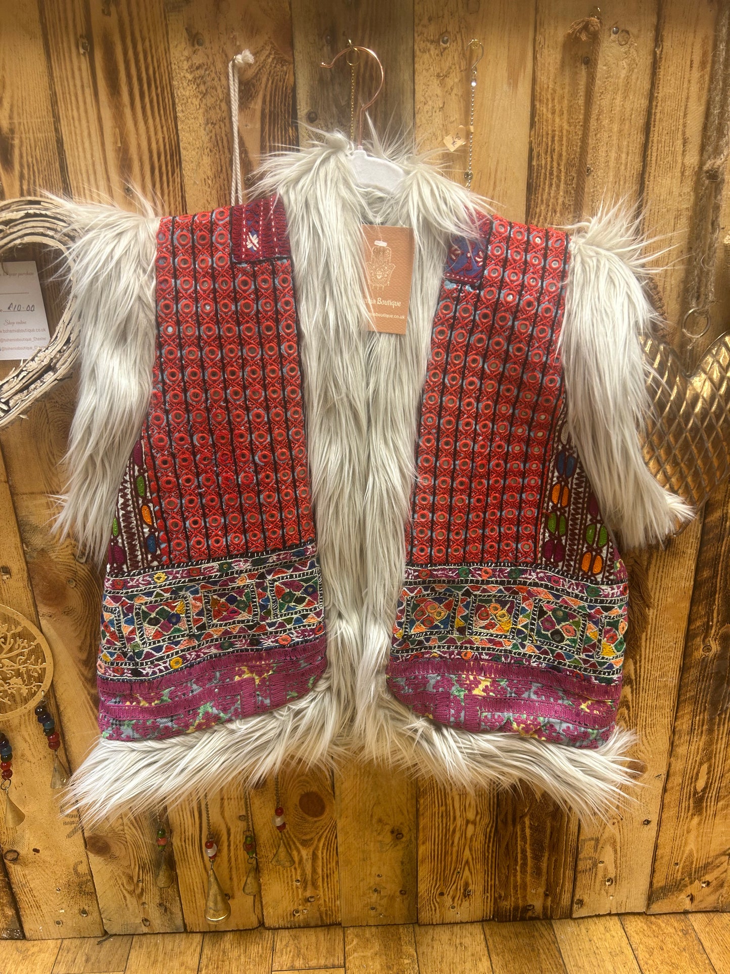 Banjara Faux Fur Gilet