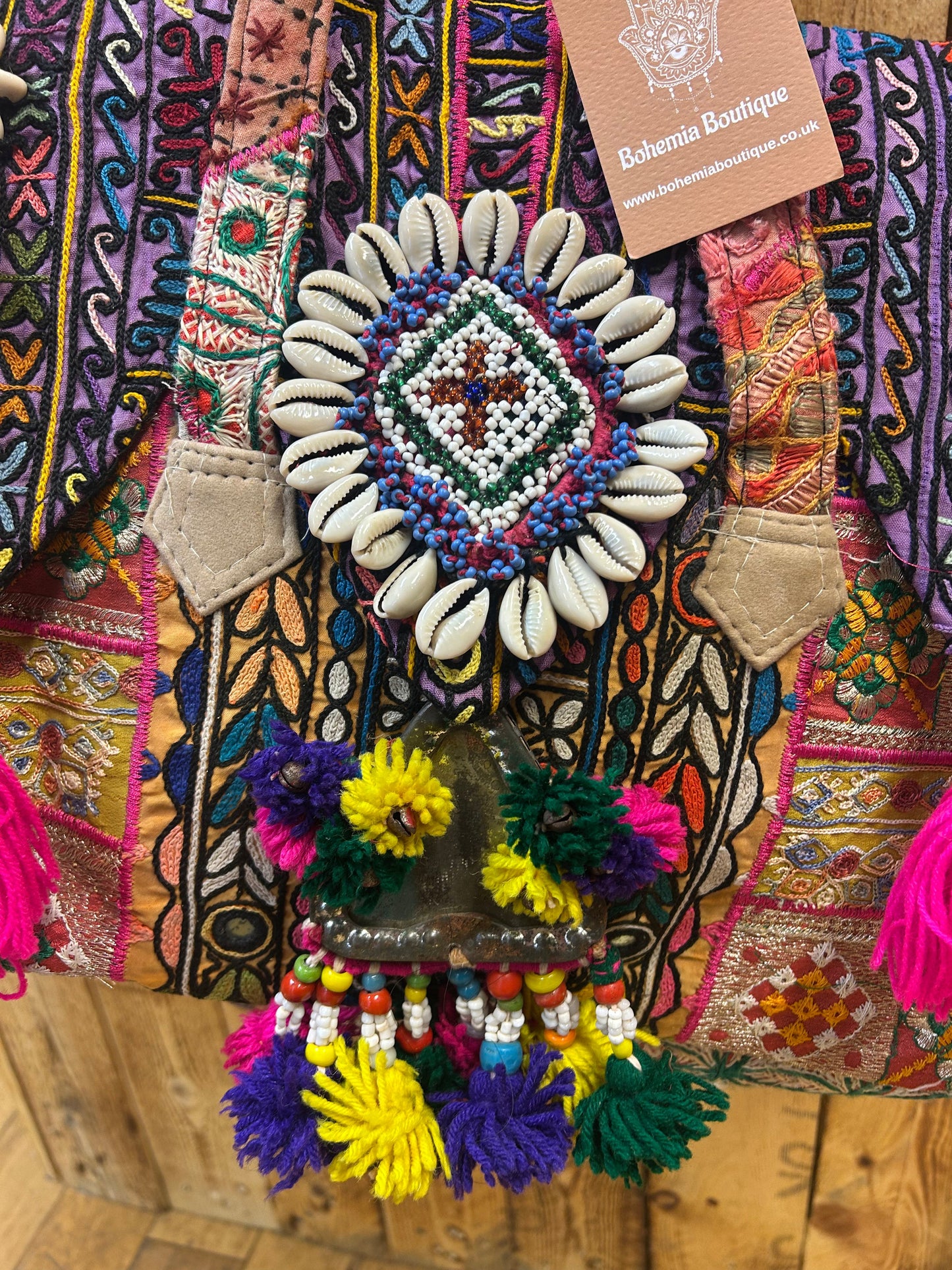 Handmade Banjara Tote Bag - One of a Kind