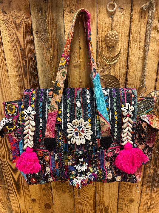 Handmade Banjara Tote Bag - One of a Kind