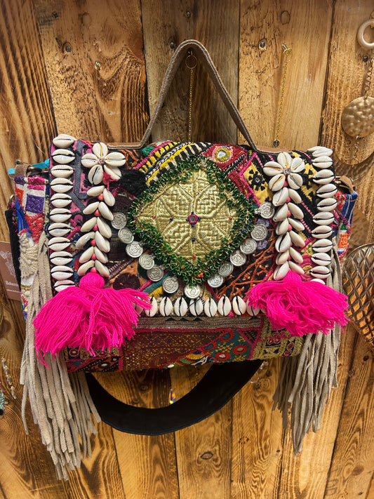 Handmade Banjara Tassel Bag - One of a Kind
