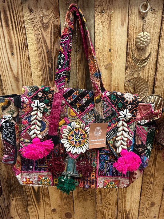 Handmade Banjara Tote Bag - One of a Kind
