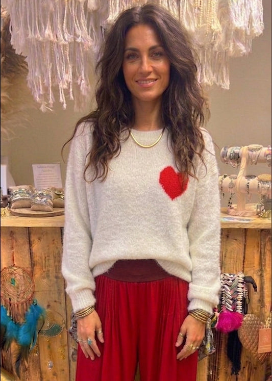 'Love Yourself First' Knitted Jumper