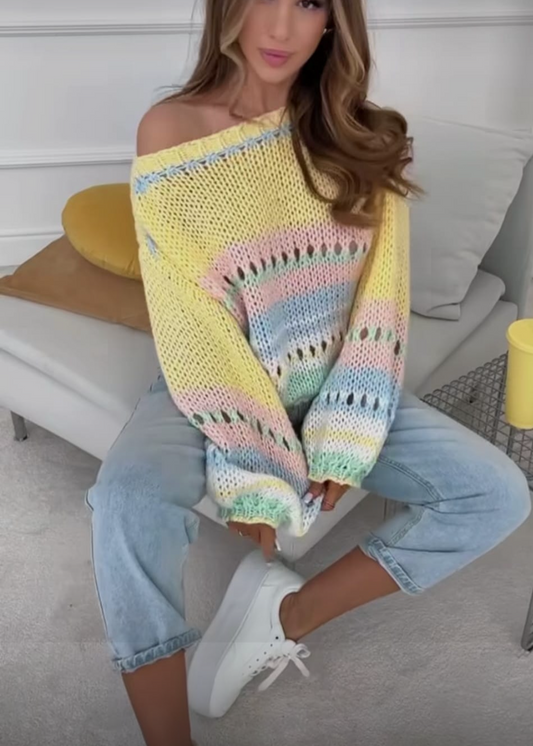 Pastel Chunky Knit Jumper