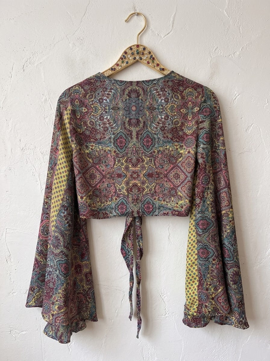 Butterfly Bell Sleeve Top one size 8-12