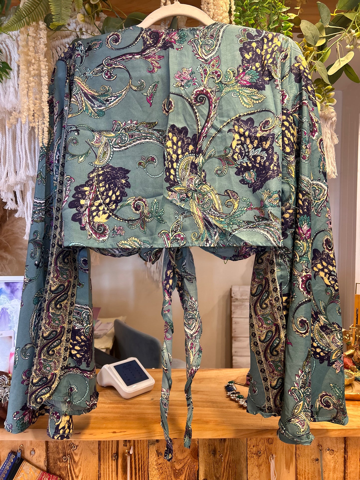 Butterfly Bell Sleeve Top one size 8-12
