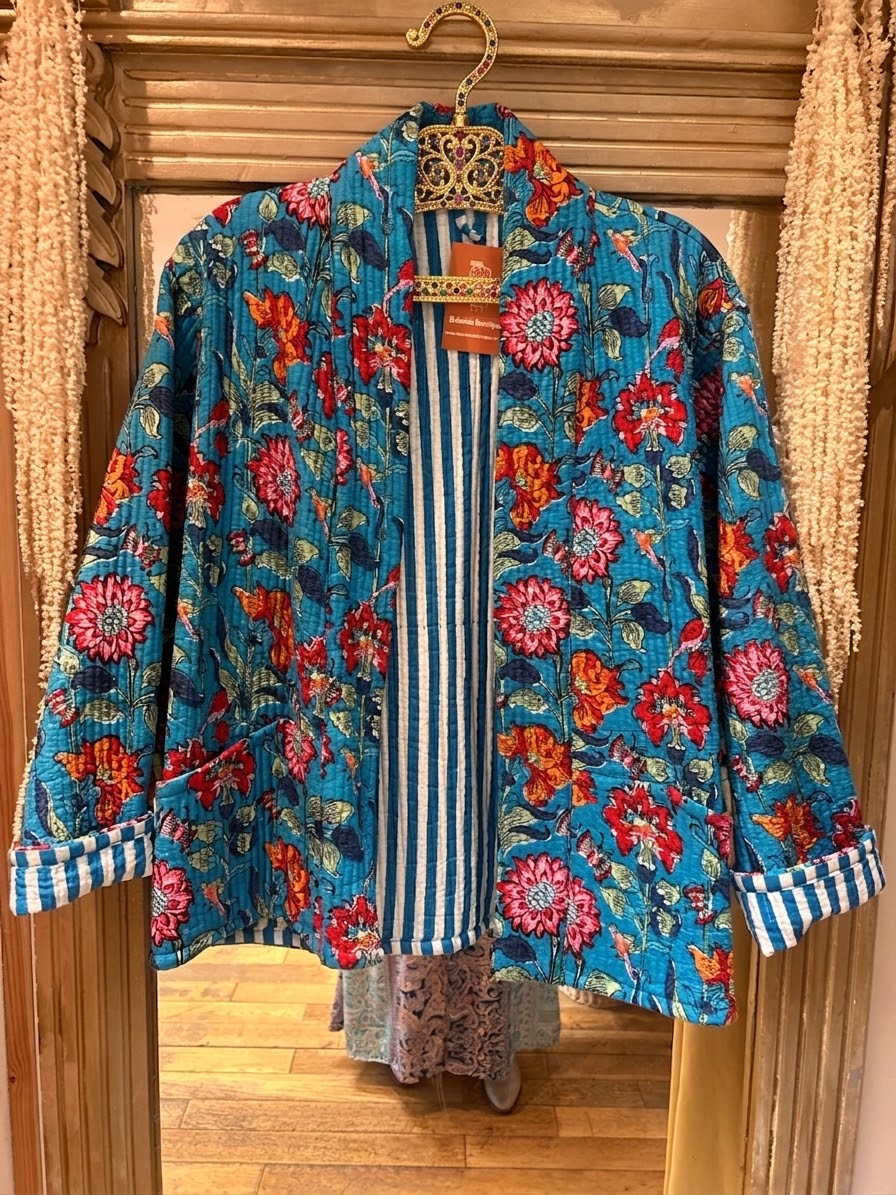Kantha quilted Jacket size 10-14