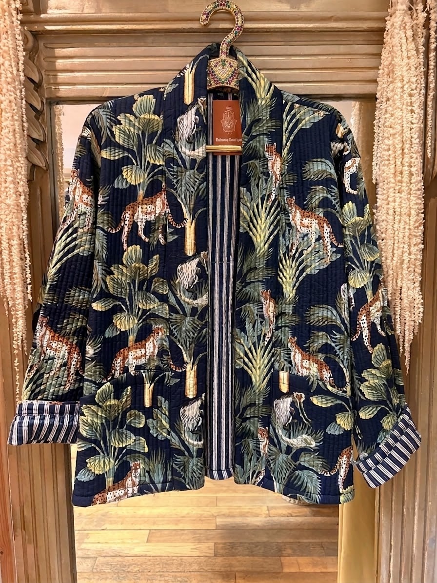Kantha quilted Jacket size 10-14